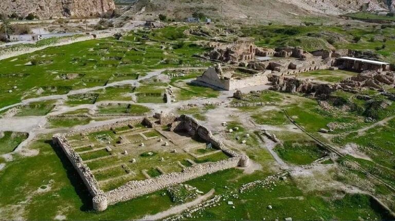 Bishapur Ancient City, Sassanid Archeological Landscape, Shiraz travel attraction