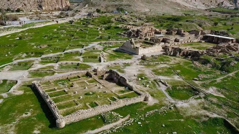 Bishapur Ancient City, Sassanid Archeological Landscape, Shiraz travel attraction