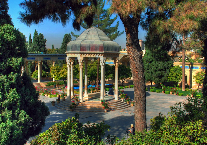 Hafiz Mausoleum, Shiraz travel attraction, Persian literature heritage