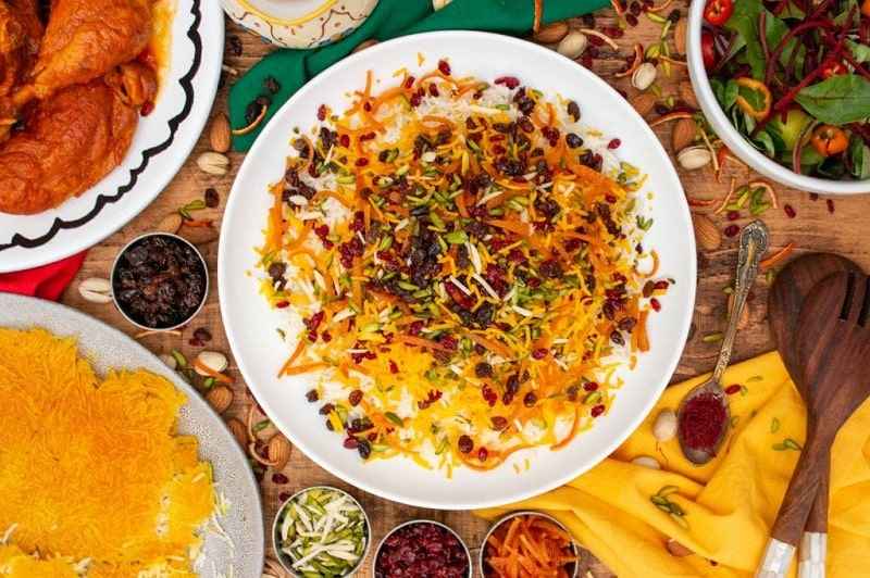 Morasa Polow, Persian food, Qazvin travel attraction