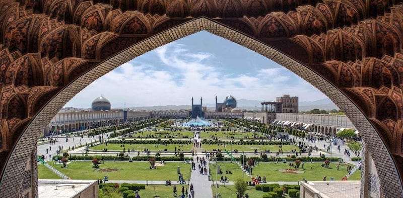View of Naqsh-e Jahan Square, Isfahan Travel Attraction