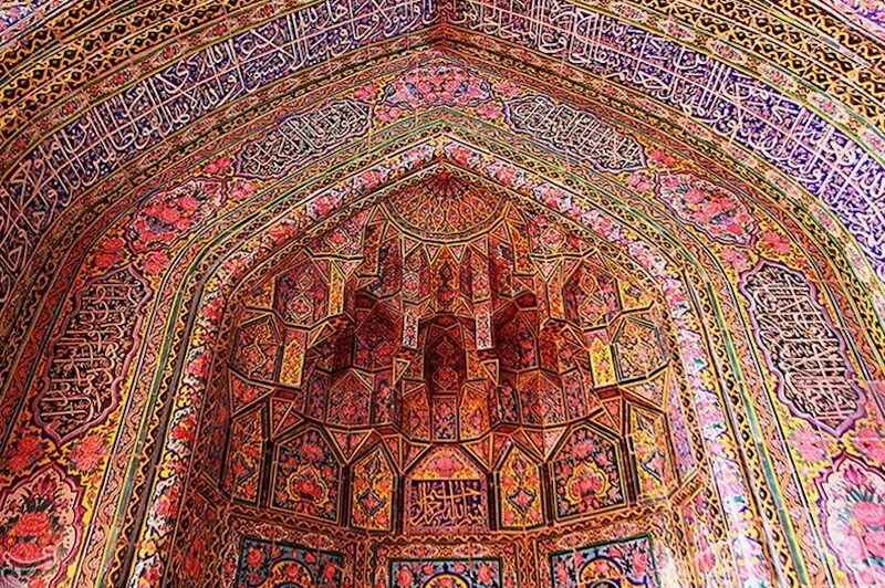 Pink Mosque Muqarnas, Shiraz Travel Attraction
