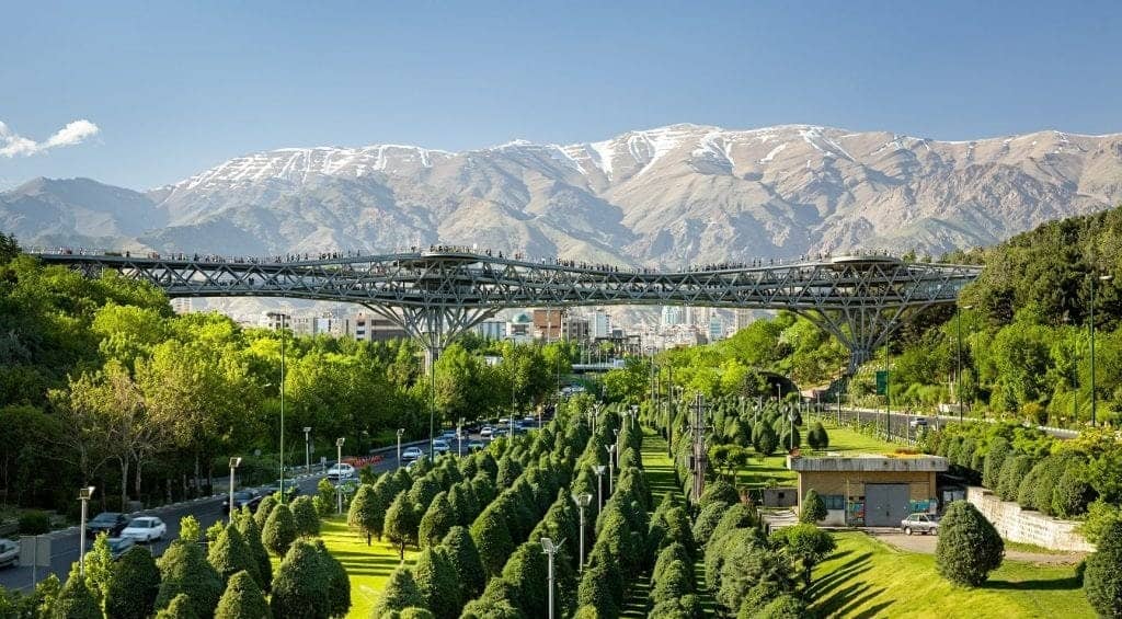 Tabiat Bridge (Nature Bridge), Persian Architecture, Tehran travel attraction