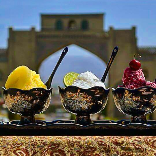 Shirazi Faloodeh and Ice Cream, Shiraz travel attraction