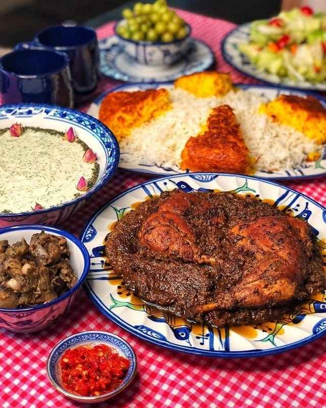 Sour Chicken, Persian Food, Gilan travel attraction