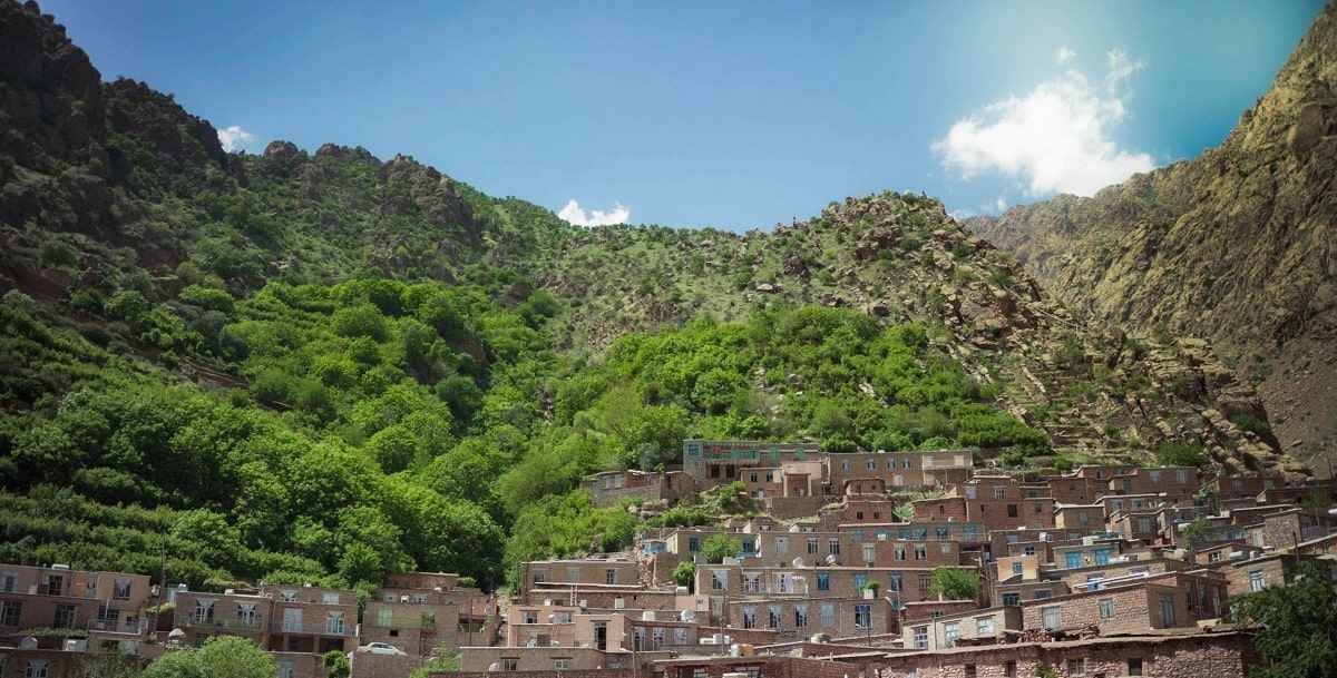 Uramanat village, Iran Village, Kurdistan travel attraction