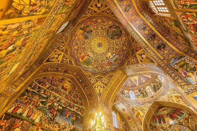 Vank Cathedral, Isfahan travel attraction, Persian kingdom heritage
