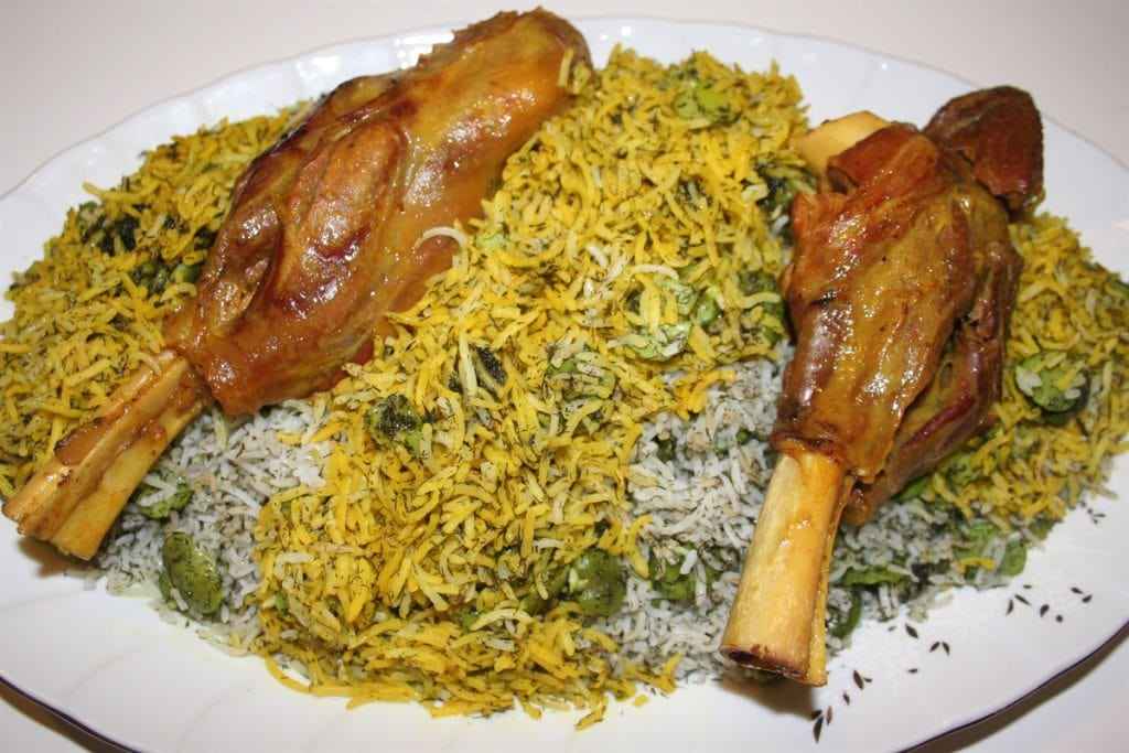 Baghali Polow, Persian Food, Kurdistan travel attraction