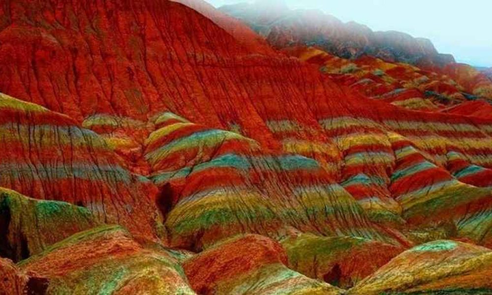 rainbow mountain, Zanjan Travel Attraction